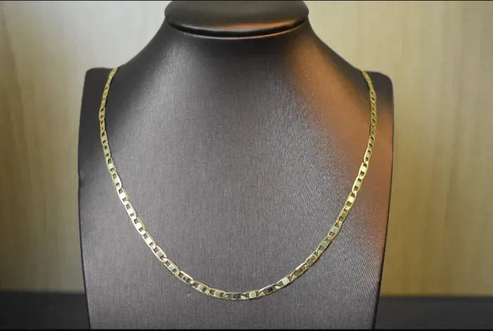 Cordao de Ouro 18k 750 Piastrine 5g Premium maciço 