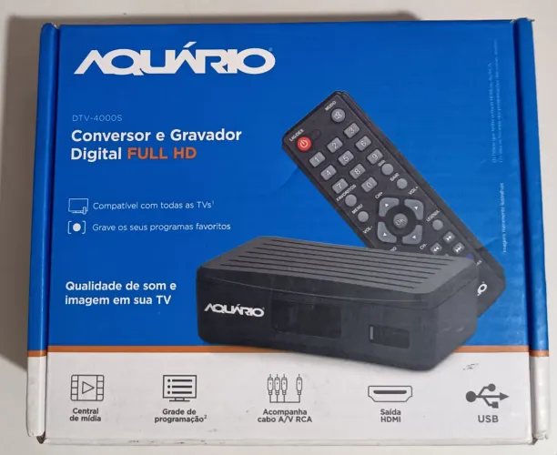 Conversor e gravador digital FUUL HD - DTV-4000S