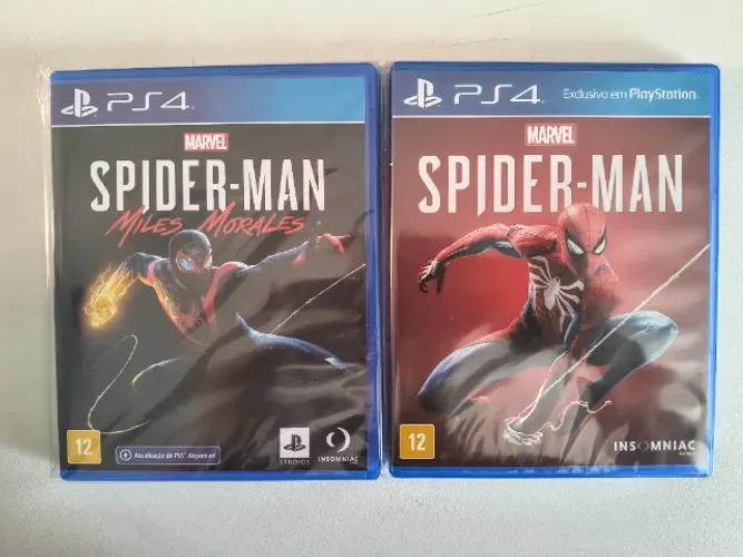PS4 Spider-man e Miles Morales (vendo separdo)