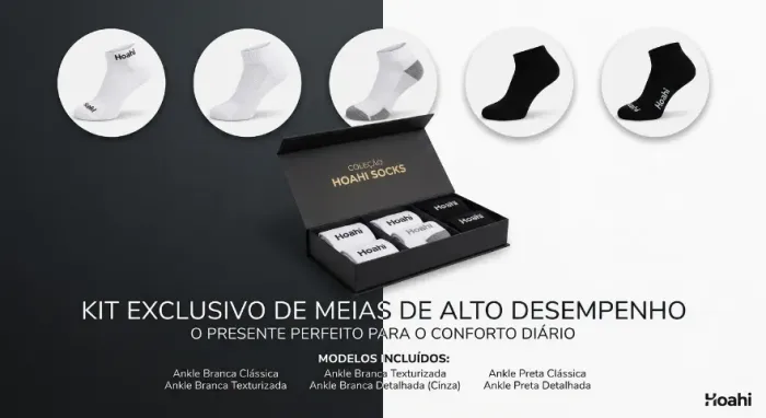 Caixa Lacrada Meias Premium Masculina e Feminina