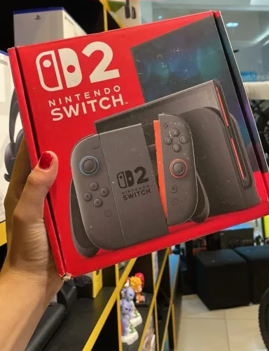 OPORTUNIDADE NINTENDO SWITCH 2 LACRADO - ATE 18X NO CARTAO ACEITO TROCAS