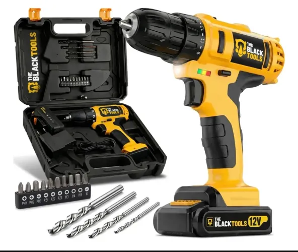 Furadeira Parafusadeira Sem Fio A Bateria Tb-12e 12v