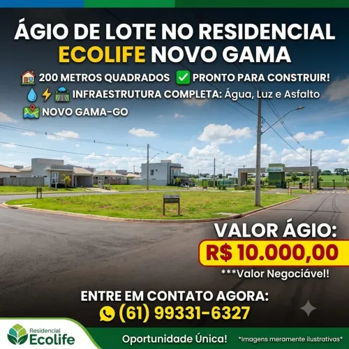 Ágio Lote Ecolife Novo Gama 
