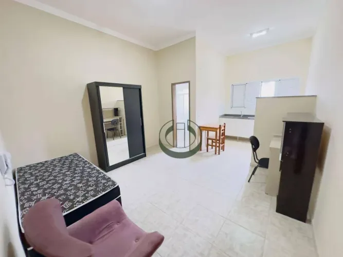 Kitnet com 1 dormitório para alugar, 28 m² por R$ 1.900,00 - Jardim Santa Genebra II (Barã