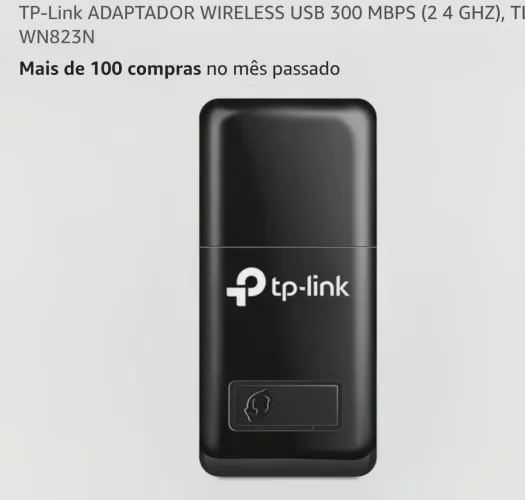 ADAPTADOR WIRELESS TP LINK 300 mbps
