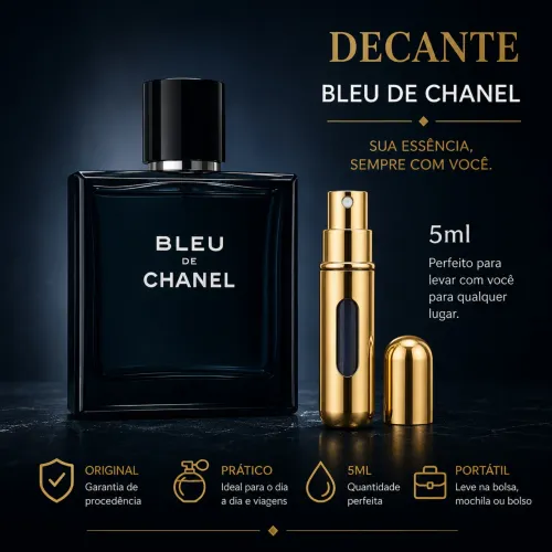 DECANTE 5 ML PERFUME ORIGINAL BLUE DE CHANEL