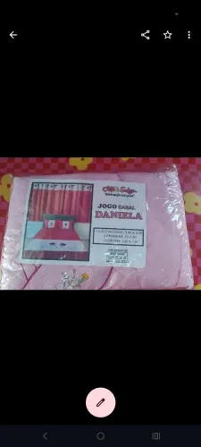 Vendo esse lençol de casal.