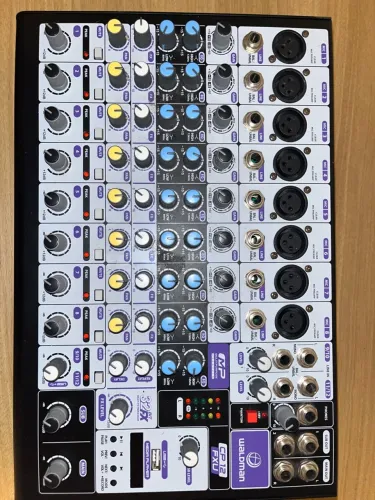 Mesa de Som Waldman Clear Pod CP-12FXU 12 Canais USB Efeitos
