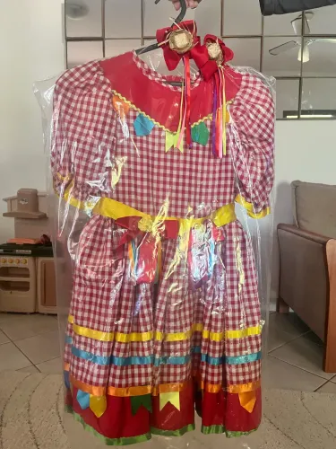 Vestido de Festa Junina - 8 Anos