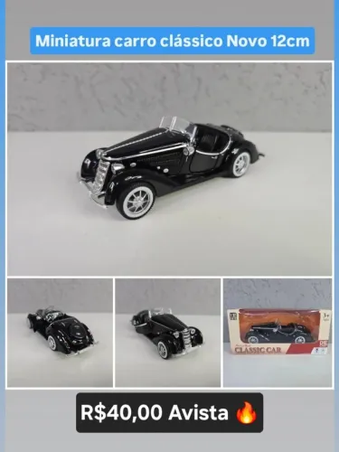 Miniatura Carro Clássico Novo !!!