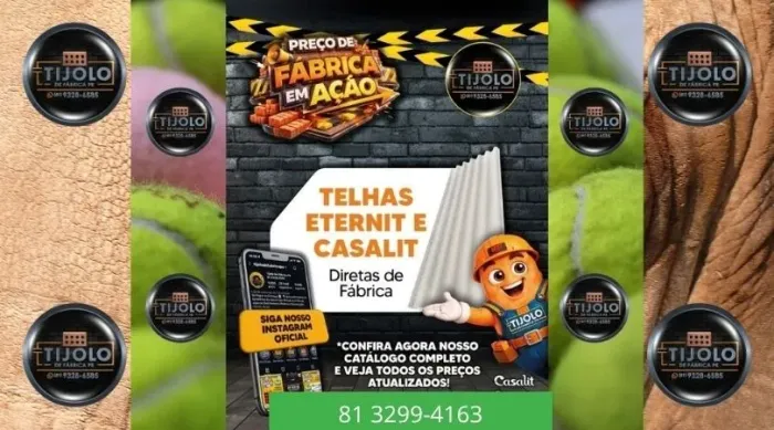 telha fibrocimento 5mm pagamento na entrega