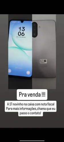 Samsung A17 novinho, apenas duas semanas de uso