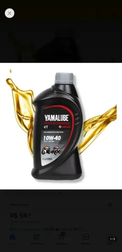 Oleo Yamalube 10w40 semissintetico