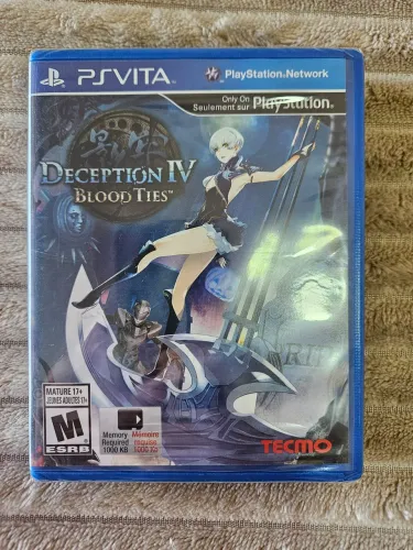 Deception IV Blood Ties Psvita - Novo e Lacrado