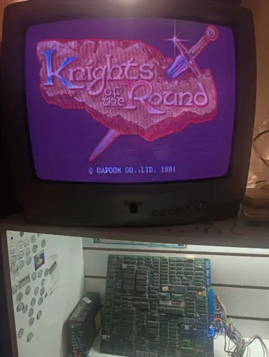 Placa fliperama  Rei arthur Knight of the round capcom  cps1