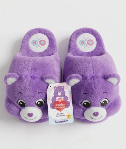 T 33- 34 | Pantufa 3D Ursinhos Carinhosos