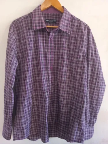 Camisa xadrez G masculina 