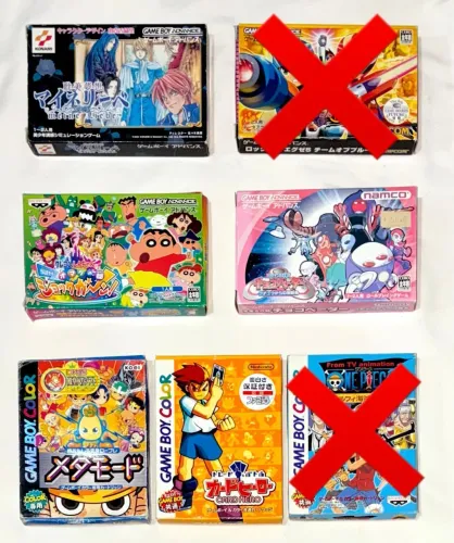 Lote de jogos Game Boy Advance / game boy color jogos originais japoneses 