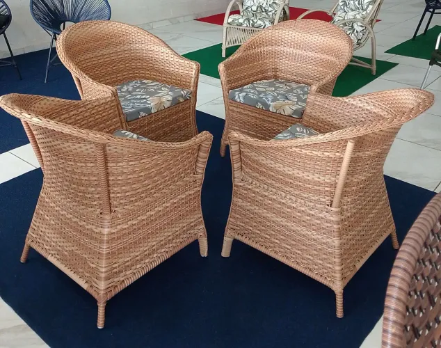 Conjunto de área em alumínio conjunto de cadeiras valência