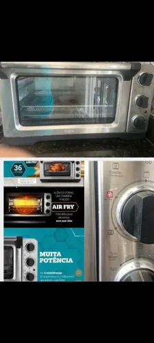 Forno elétrico modo Air Fly