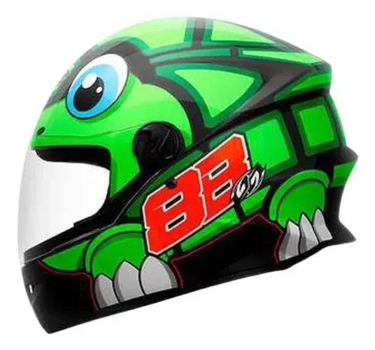 Capacete Fechado Pro Tork R8 Turtle Verde Brilhante 