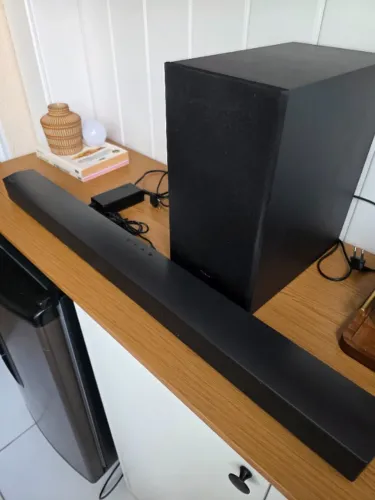 Soundbar Samsung HW-B555 410W + Subwoofer Sem Fio | Excelente Estado