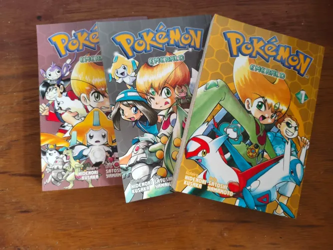 Mangá Pokémon Emerald - completo 