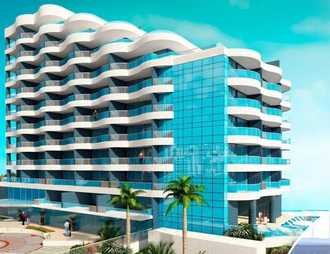 Armação | Apartamento 63 m²| Quarto e Sala| 1 vaga | Vista mar