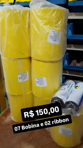 Bobinas de Etiquetas de preços