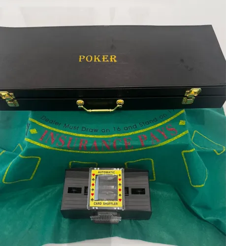 Mesa poker + maleta completa