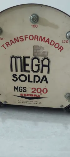 Transformador mega Solda esebra mgs 200 volts