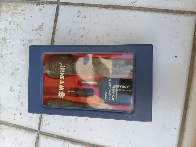 Microfone profissional sem fio