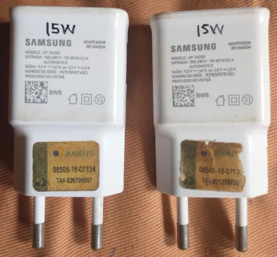 Carregadores SAMSUNG Original de 15 Watts