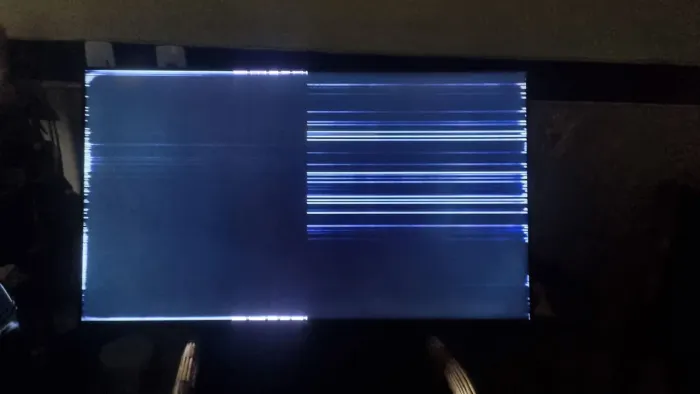 Tv philco 50, defeito na tela.