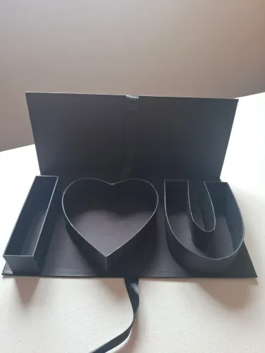 6 Caixas Cartonadas pretas