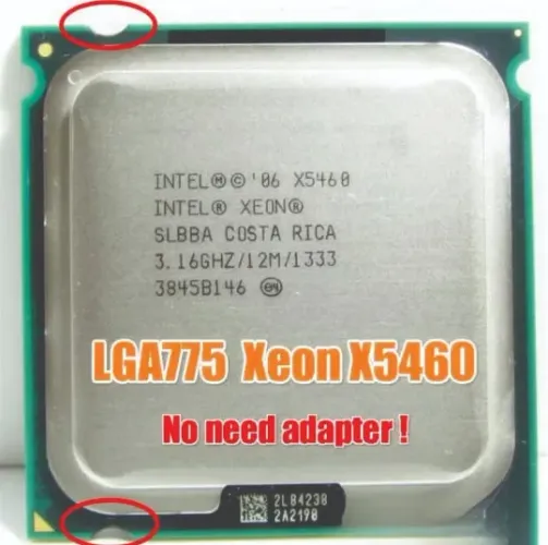 Processador Intel Xeon X5460 3.16GHz LGA 771 p/ LGA 775 - Retro PC