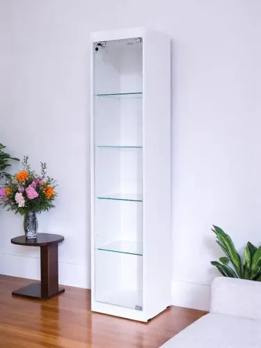 VITRINE VERTICAL COM ILUMINAÇÃO