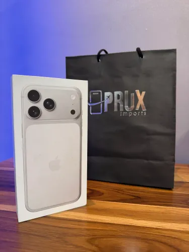 iPhone 17 Pro Max 256GB Silver Lacrado Garantia Apple 12x