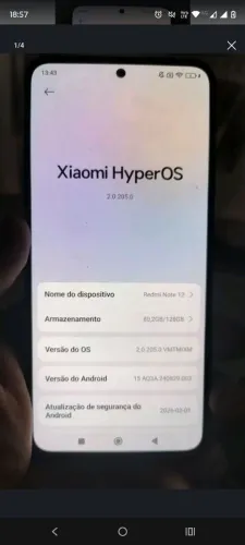 Xiome note 12 128 gigas semi novo