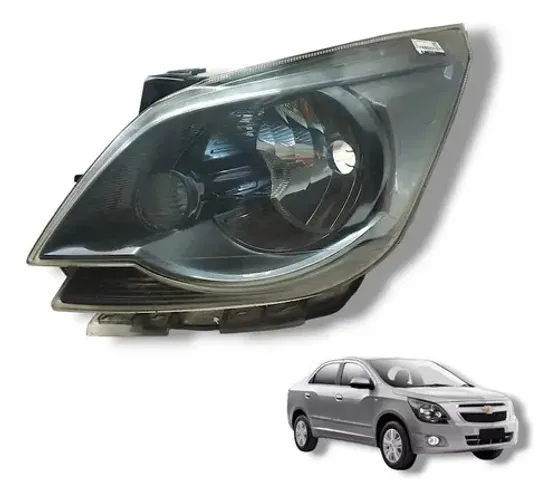 Farol Gm Cobalt 2012 2013 A 2016 Esquerdo Mascara Negra Esquerdo/motorista