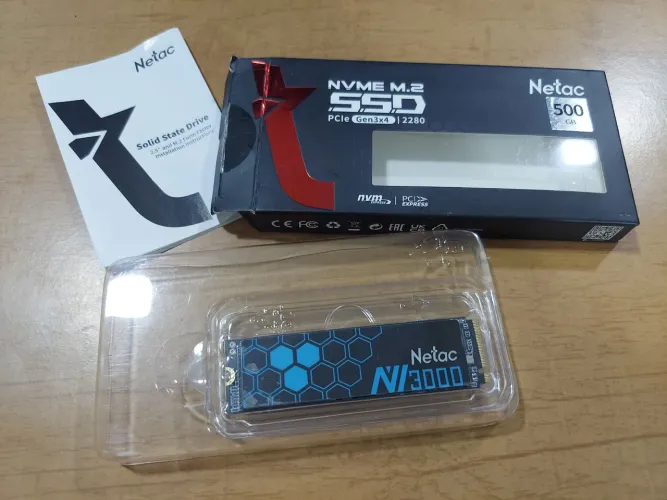 SSD 500gb Nvme 3100Mb/s