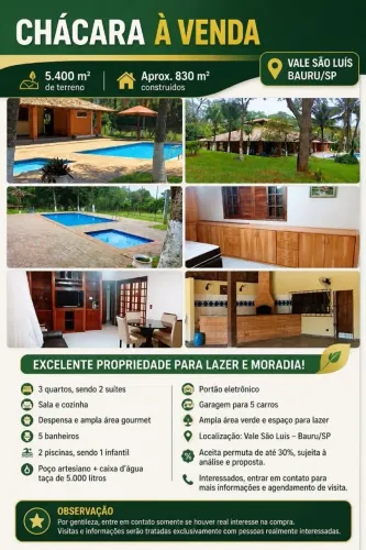 Chácara a venda São Luís