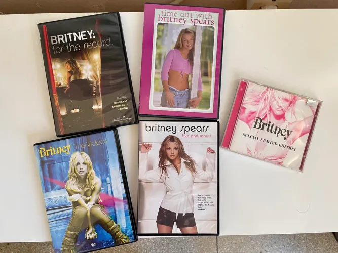 Britney Spears DVDs Coleção