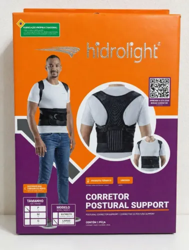 Corretor Postural Hidrolight Support Tamanho P - Seminovo