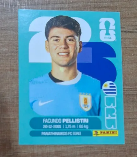 Figurinha Copa 2026 - Uruguai - URU 20 - Facundo Pellistri