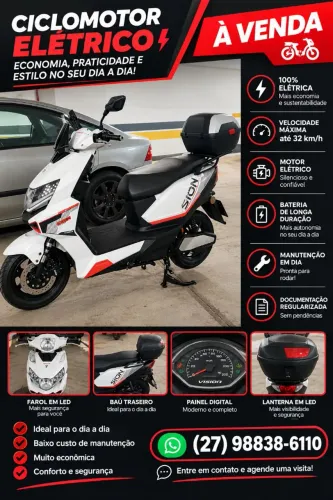 Scooter Elétrica Sion 1000w