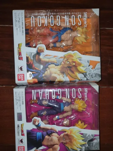 Goku e Gohan Figuarts originais Bandai