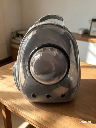 Mochila de transporte para Pets gatos e cães de pequeno porte. Resistente, bonita, pratica