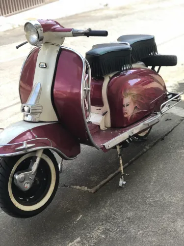 Lambretta LI Placa preta