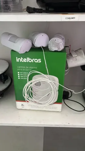 Alarme intelbras ANM24NET com 3 sensores e 2 sirenes - BARATÍSSIMO PRA VENDER RÁPIDO!!!